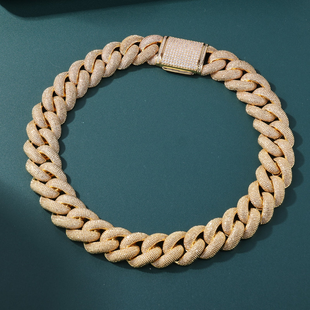 THE EMPEROR CUBAN - 25mm (18K Gold Plated)
