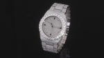 Load and play video in Gallery viewer, 【Moissanite】Ice Out Dome Watch
